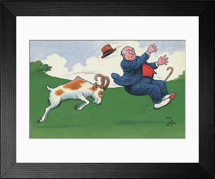 Framed Print : Humorous cartoon Framed Print : Humorous cartoon