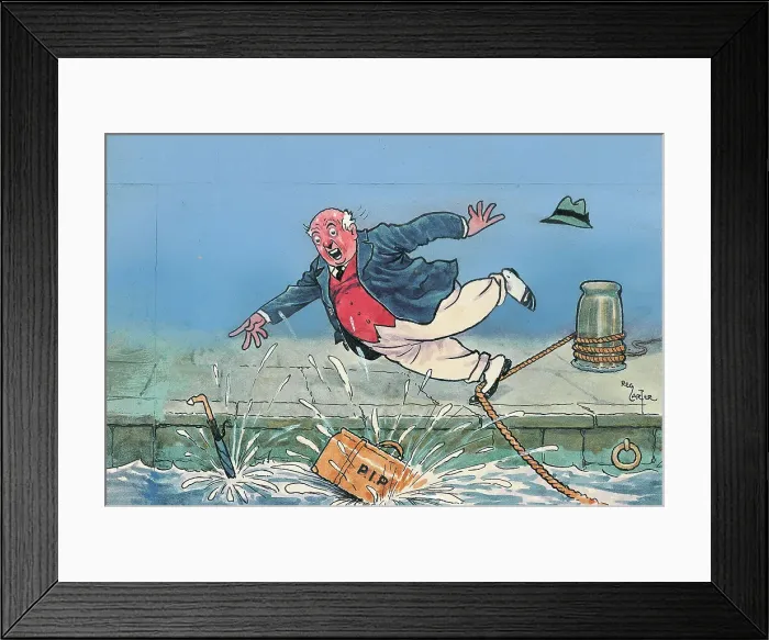 Framed Print : Humorous cartoon Framed Print : Humorous cartoon