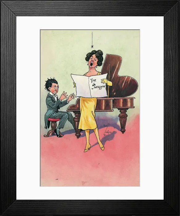 Framed Print : Humorous cartoon Framed Print : Humorous cartoon