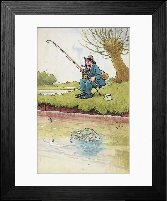 Framed Print : Humorous cartoon Framed Print : Humorous cartoon