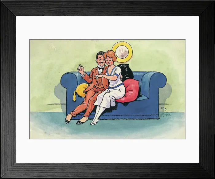 Framed Print : Humorous cartoon Framed Print : Humorous cartoon