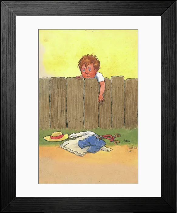 Framed Print : Humorous cartoon Framed Print : Humorous cartoon