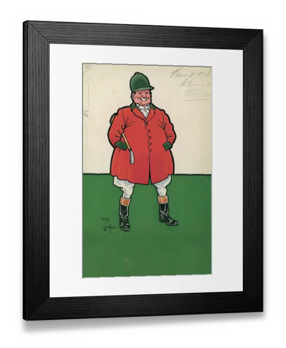 Framed Print : Humorous cartoon Humourous Cartoon Postcard Watercolour