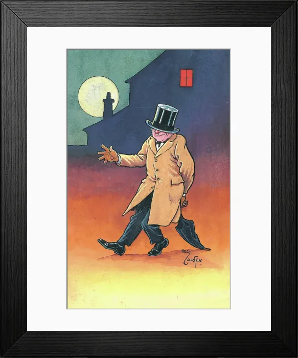 Framed Print : Humorous cartoon Framed Print : Humorous cartoon