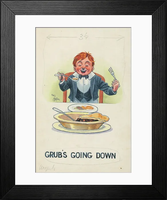 Framed Print : Humorous cartoon Framed Print : Humorous cartoon