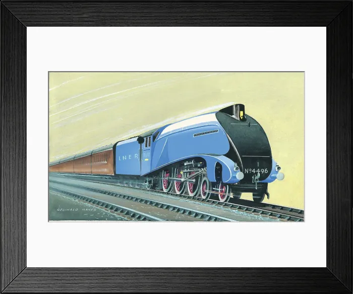 Framed Print : LNER Streamlined Pacific Class No. 4496 Dwight D Eisenhower Framed Print : LNER Streamlined Pacific Class No. 4496 Dwight D Eisenhower
