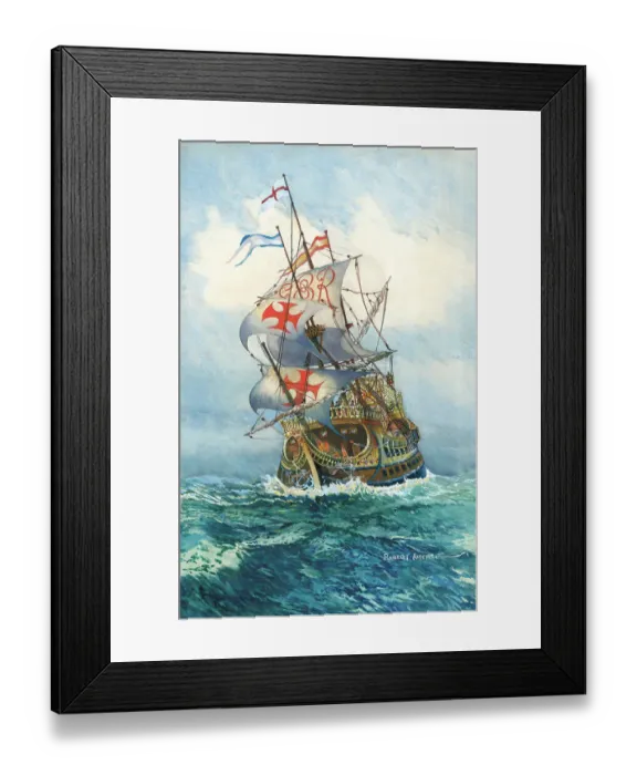 Framed Print : English Warships - Tudor? Framed Print : English Warships - Tudor?