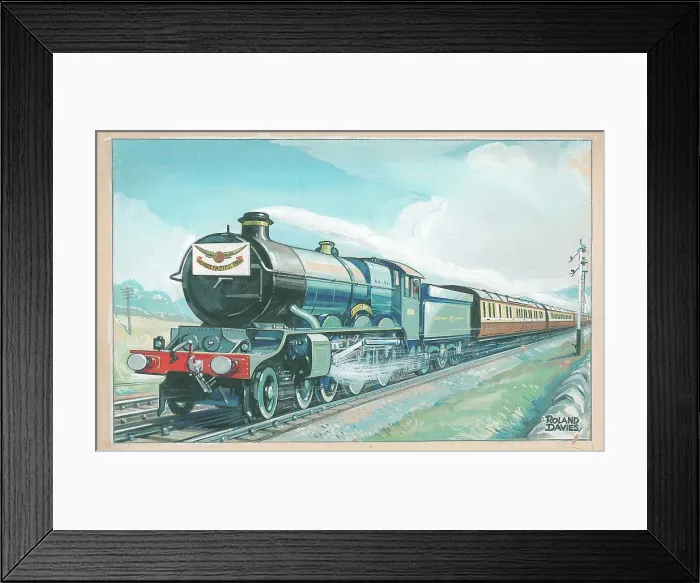 Framed Print : The Cheltenham Flyer - World's Fastest Train Framed Print : The Cheltenham Flyer - World's Fastest Train
