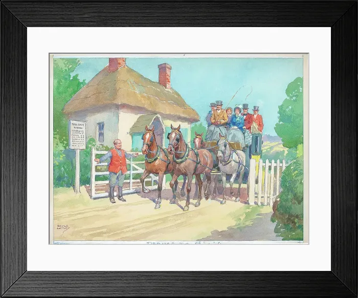 Framed Print : Coaching / summer Framed Print : Coaching / summer