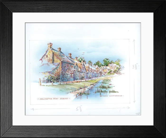 Framed Print : Arlington Row, Bibury, Cotswoldsby Terry Whitworth Framed Print : Arlington Row, Bibury, Cotswoldsby Terry Whitworth