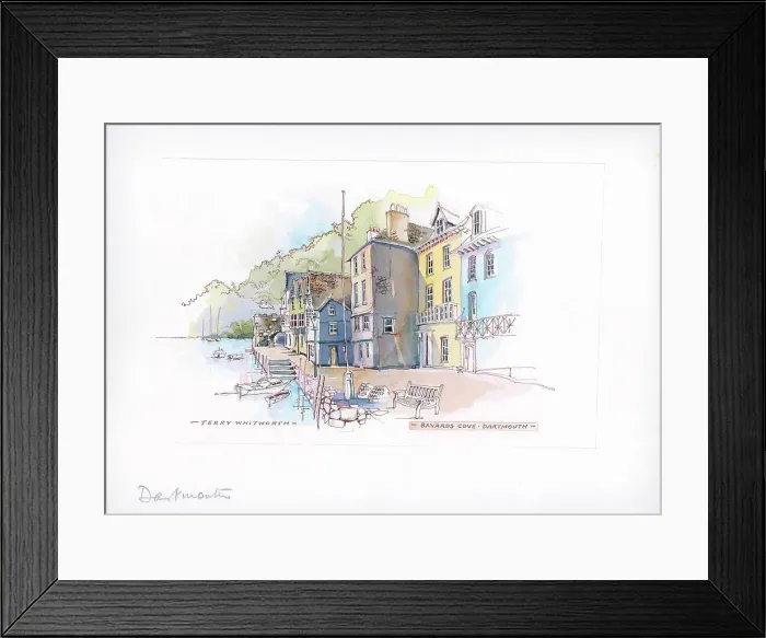 Framed Print : Bayards Cove, Dartmouth Framed Print : Bayards Cove, Dartmouth