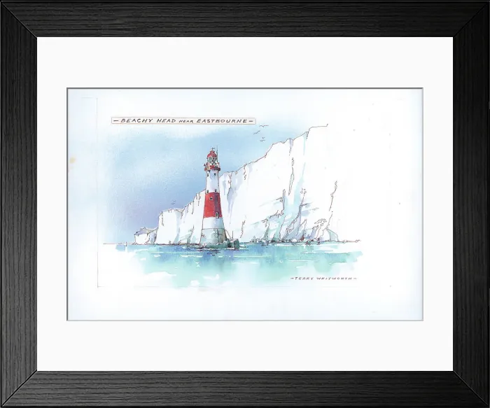 Framed Print : Beachy Head near Eastbourne Framed Print : Beachy Head near Eastbourne