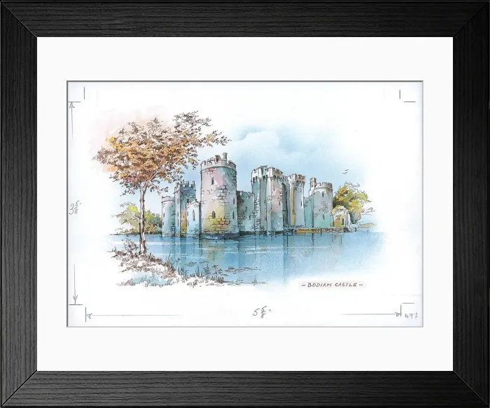 Framed Print : Bodiam Castle Framed Print : Bodiam Castle