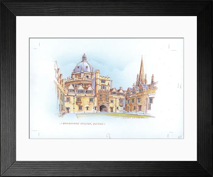 Framed Print : Brasenose College, Oxford Framed Print : Brasenose College, Oxford