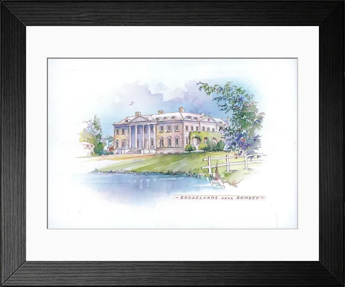 Framed Print : Broadlands near Romsey Framed Print : Broadlands near Romsey