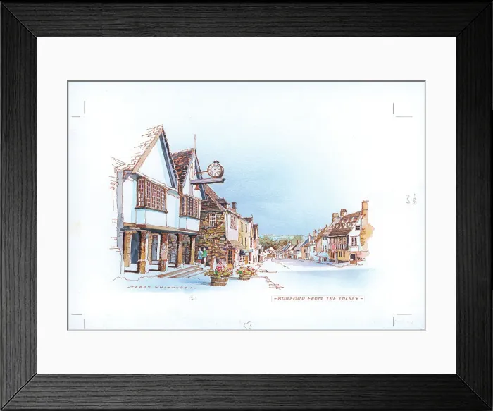 Framed Print : Burford from the Tolsey Framed Print : Burford from the Tolsey