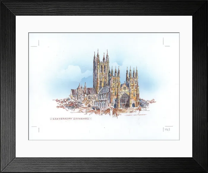 Framed Print : Canterbury Cathedral Framed Print : Canterbury Cathedral
