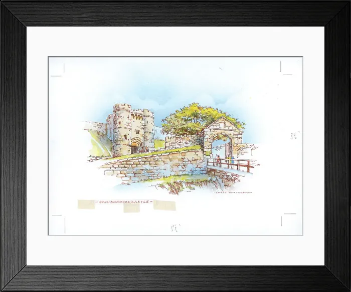 Framed Print : Carisbrooke Castle, Isle of Wight Framed Print : Carisbrooke Castle, Isle of Wight