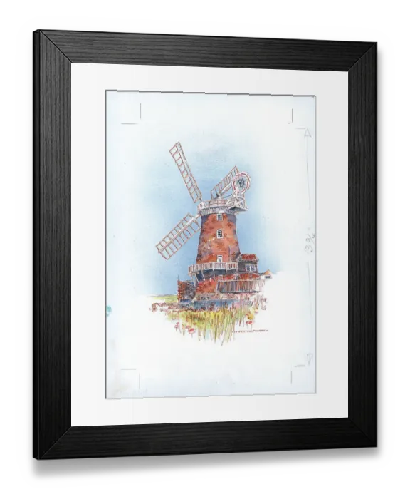 Framed Print : Cley Mill, Cley next the Sea Framed Print : Cley Mill, Cley next the Sea