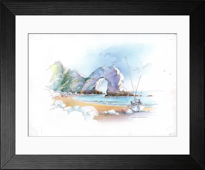 Framed Print : Durdle Door Framed Print : Durdle Door