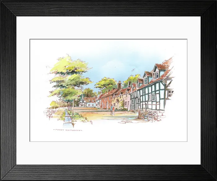 Framed Print : Elmley Castle Framed Print : Elmley Castle