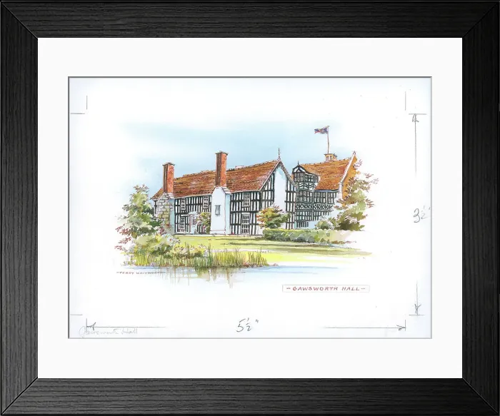 Framed Print : Gawsworth Hall Framed Print : Gawsworth Hall