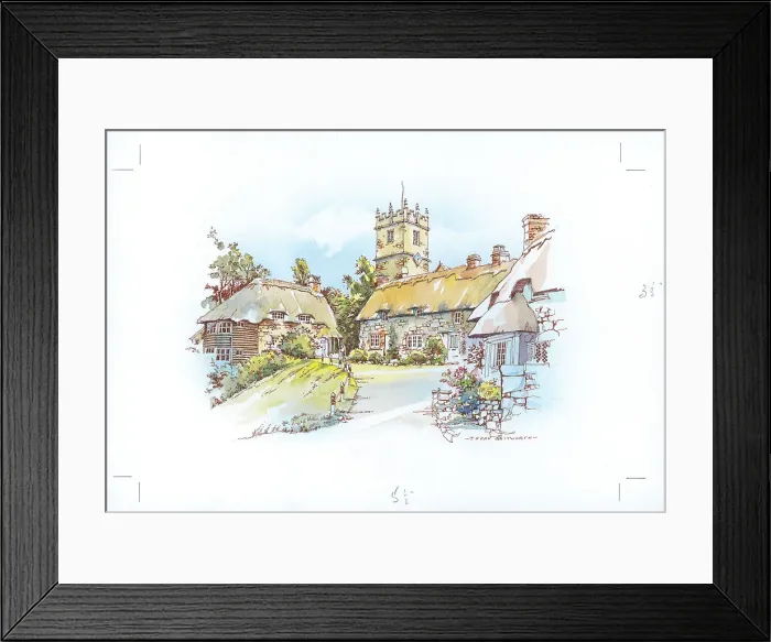 Framed Print : Godshill, Isle of Wight Framed Print : Godshill, Isle of Wight