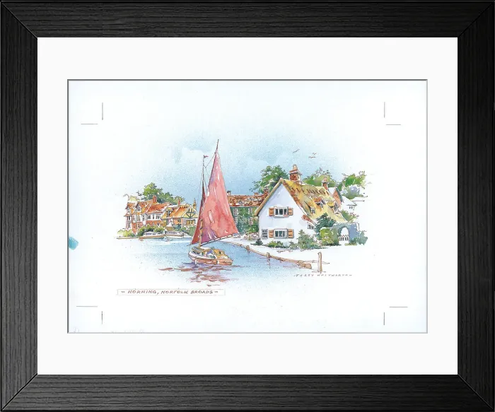 Framed Print : Horning, Norfolk Broads Framed Print : Horning, Norfolk Broads