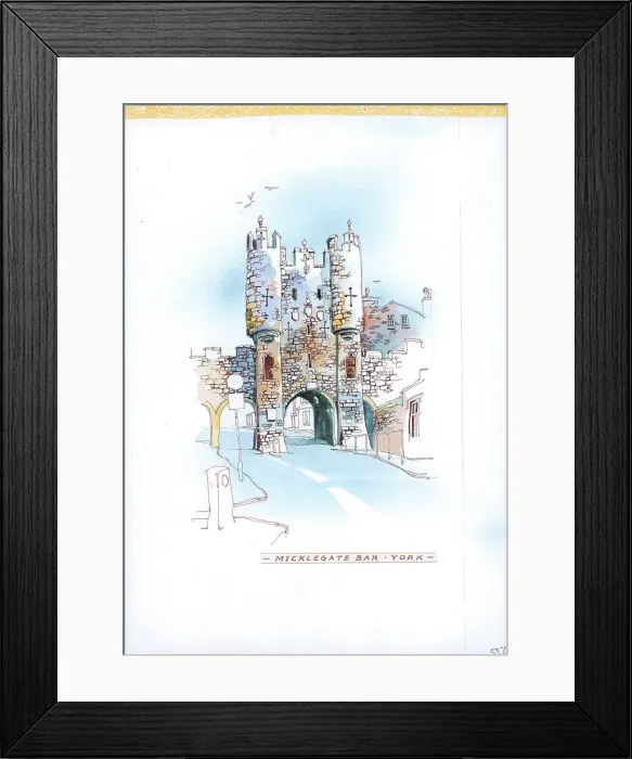 Framed Print : Micklegate Bar, York Framed Print : Micklegate Bar, York