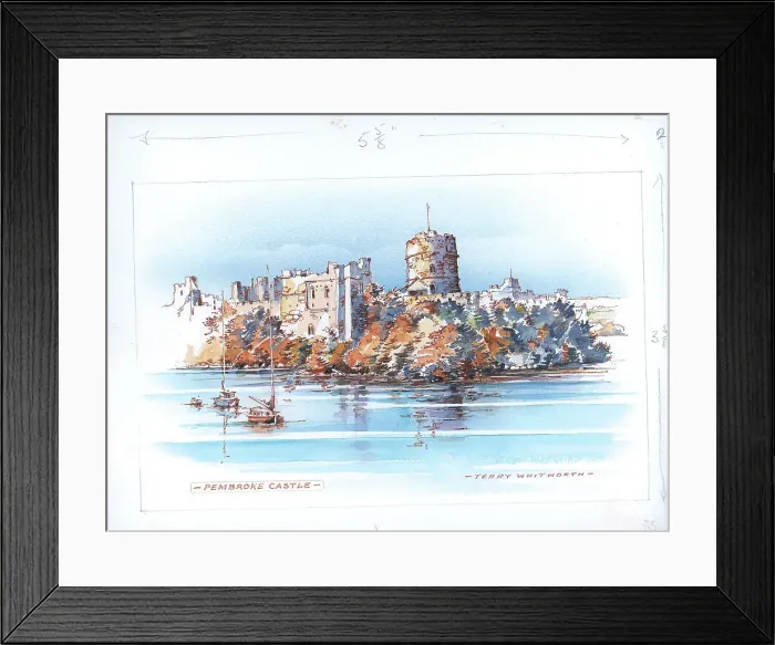 Framed Print : Pembroke Castle Framed Print : Pembroke Castle