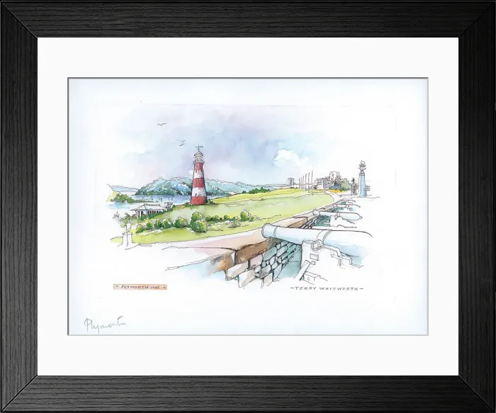 Framed Print : Plymouth Hoe Framed Print : Plymouth Hoe