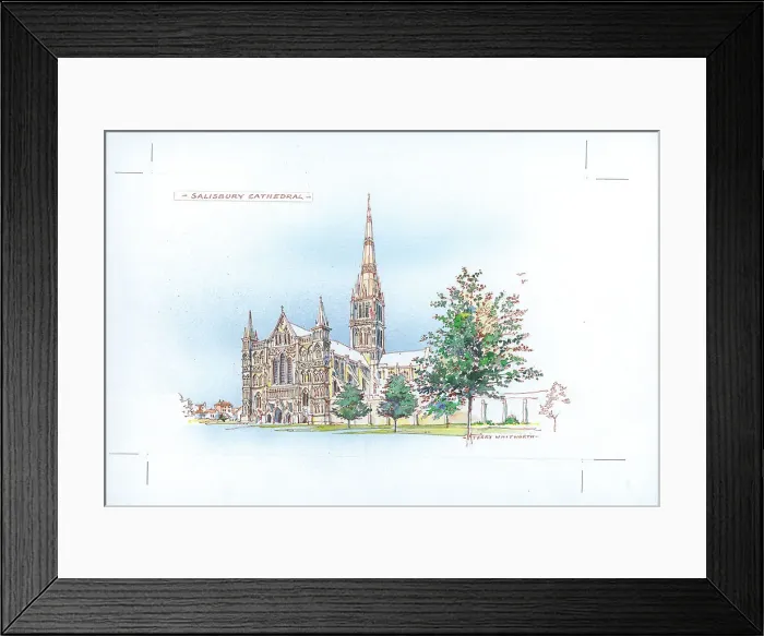 Framed Print : Salisbury Cathedral Framed Print : Salisbury Cathedral