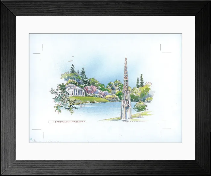 Framed Print : Stourhead Gardens Framed Print : Stourhead Gardens