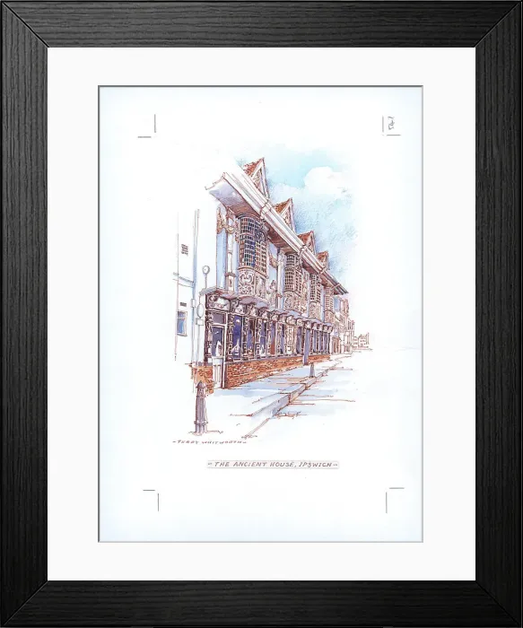 Framed Print : The Ancient House, Ipswich Framed Print : The Ancient House, Ipswich
