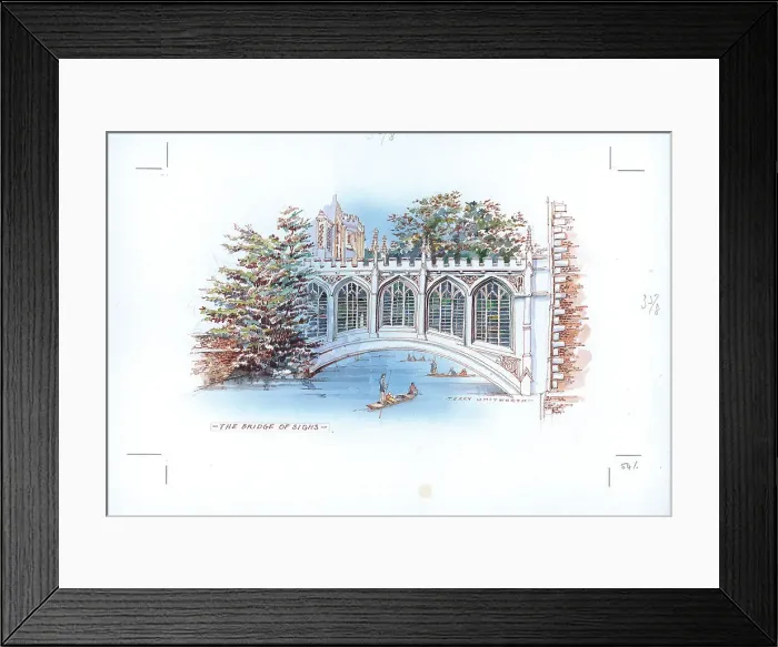 Framed Print : The Bridge of Sighs, Cambridge Framed Print : The Bridge of Sighs, Cambridge