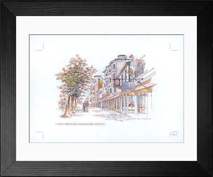 Framed Print : The Pantiles, Tunbridge Wells Framed Print : The Pantiles, Tunbridge Wells