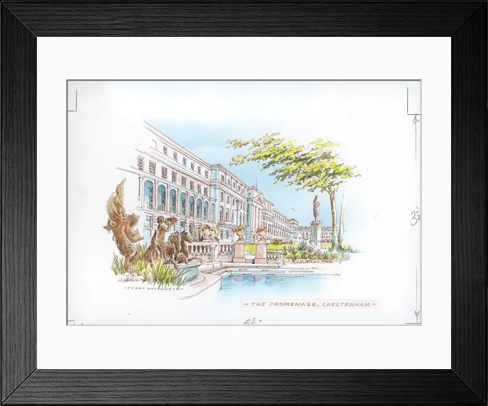 Framed Print : The Promenade, Cheltenham Framed Print : The Promenade, Cheltenham