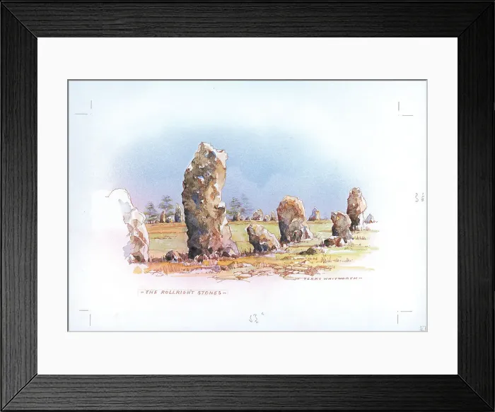 Framed Print : The Rollright Stones Framed Print : The Rollright Stones