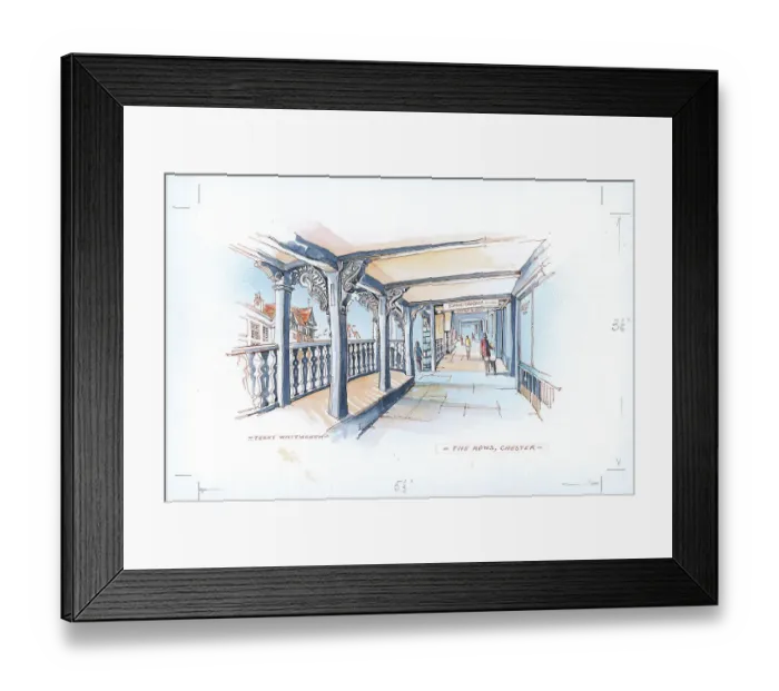 Framed Print : The Rows, Chester Framed Print : The Rows, Chester