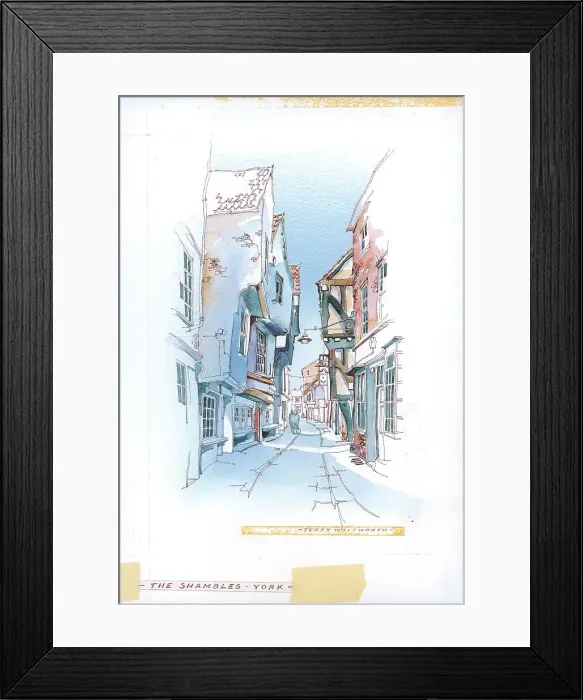 Framed Print : The Shambles, York Framed Print : The Shambles, York