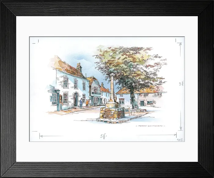 Framed Print : The Square, Alfriston Framed Print : The Square, Alfriston