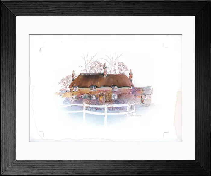 Framed Print : Thomas Hardy's Birthplace, Higher Bockhampton Framed Print : Thomas Hardy's Birthplace, Higher Bockhampton