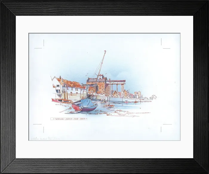 Framed Print : Wells-next-the Sea Framed Print : Wells-next-the Sea