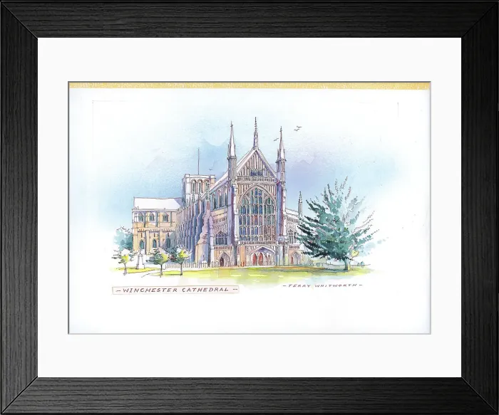 Framed Print : Winchester Cathedral Framed Print : Winchester Cathedral