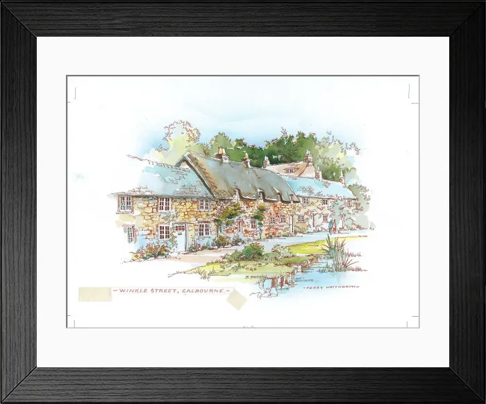Framed Print : Winkle Street, Calbourne, Isle of Wight Framed Print : Winkle Street, Calbourne, Isle of Wight