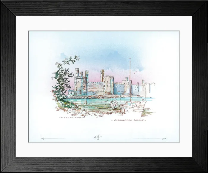 Framed Print : Caernarfon Castle Framed Print : Caernarfon Castle
