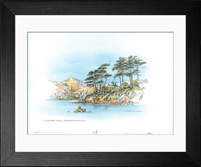 Framed Print : Friar's Crag, Derwentwater, Lake District Framed Print : Friar's Crag, Derwentwater, Lake District
