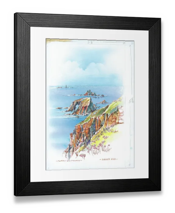 Framed Print : Land's End Framed Print : Land's End