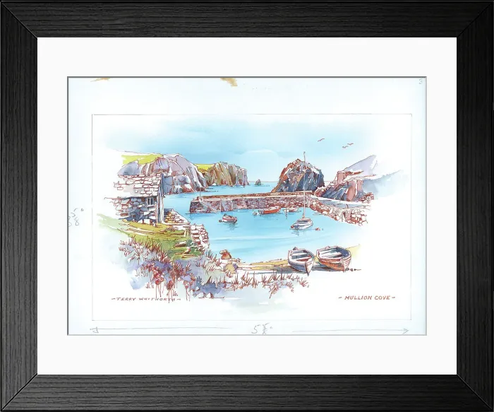 Framed Print : Mullion Cove Framed Print : Mullion Cove