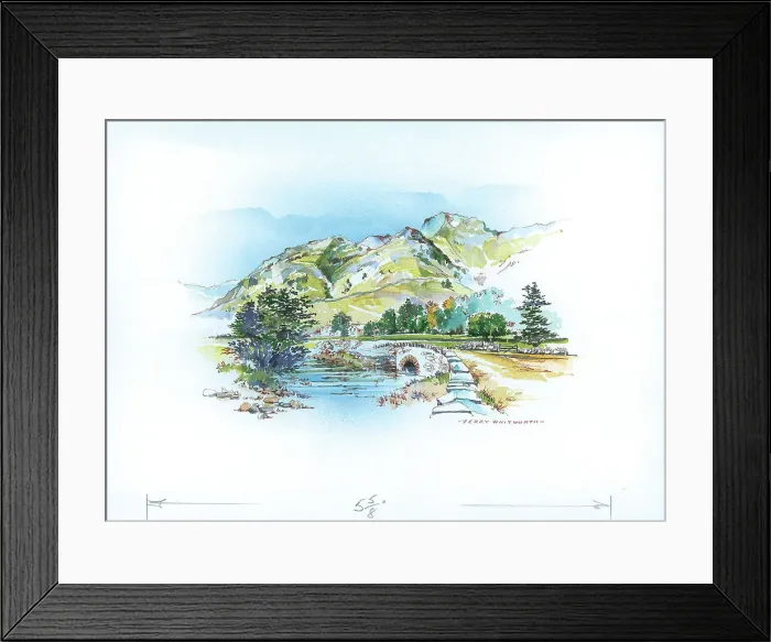 Framed Print : The Langdale Pikes, Lake District Framed Print : The Langdale Pikes, Lake District
